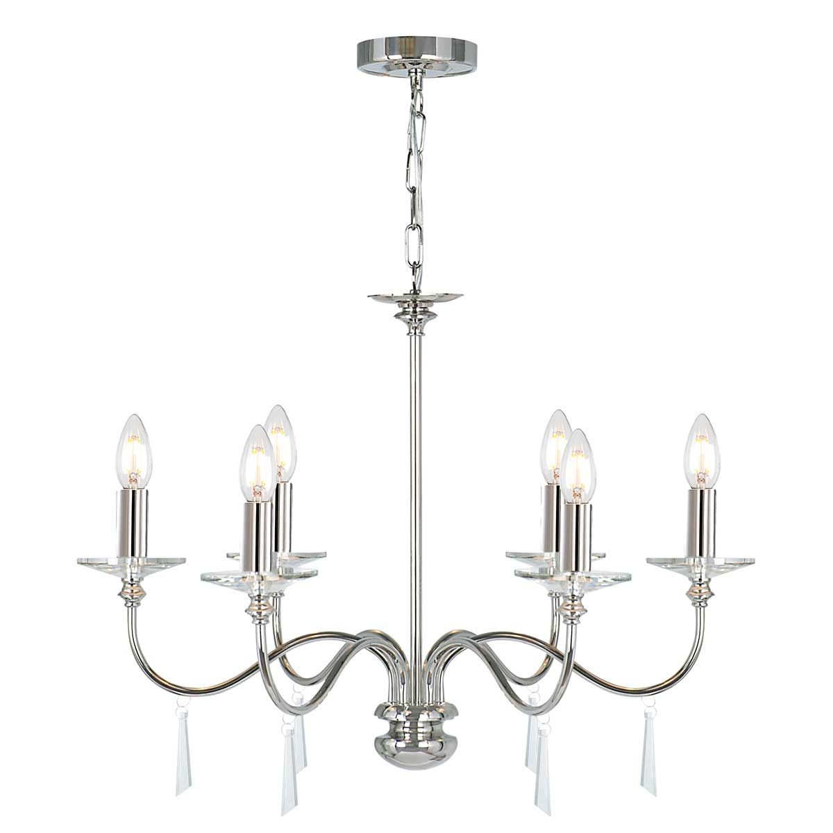 Elstead Lighting-FINSBURY PARK-FP6-POL-NICKEL-ELSFP6-POL-NICKEL
