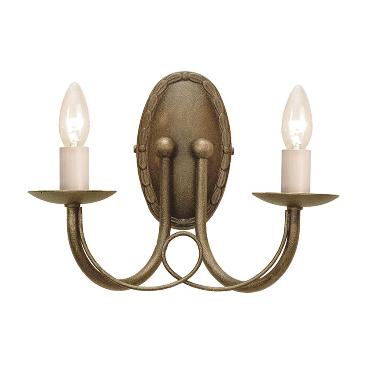Elstead Lighting-MINSTER-MN2-BLK-GOLD-ELSMN2-BLK-GOLD