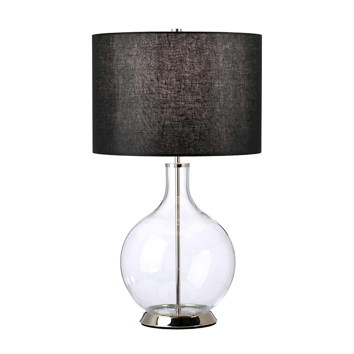 Elstead Lighting-Orb-ORB-CLEAR-PN-BLK-ELSORB-CLEAR-PN-BLK