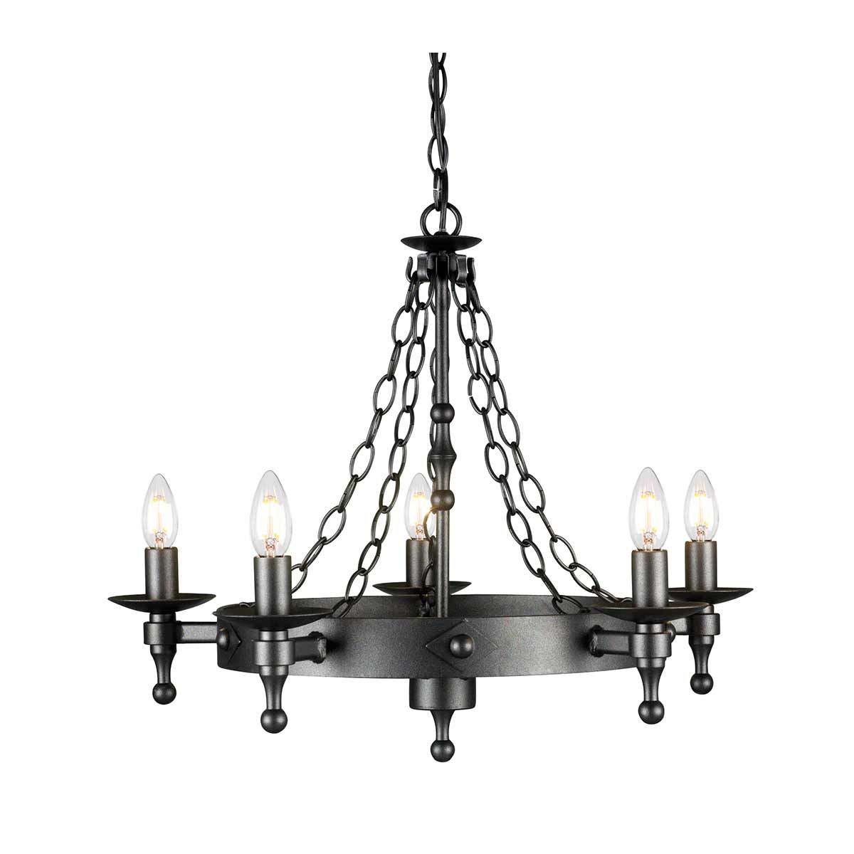 Elstead Lighting-WARWICK-WR5-GRAPHITE-ELSWR5-GRAPHITE