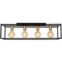 Lucide RUBEN 00124/04/30 Deckenleuchte 4x40w/e27 ip20