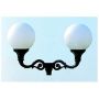 Novolux INDURA GLOBO 057E-G05X1A-02 Luminaire pour lampadaire 2x105W/E27 IP65