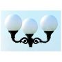 Novolux INDURA GLOBO 057F-G05X1A-02 Luminaire pour lampadaire 3x105W/E27 IP65