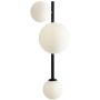Aldex DIONE BLACK 1092Y1 Wandleuchte 1x60W/E14+2x40W/E27