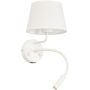 TK Lighting MAJA 10204 Wandleuchte 1x15W/E27+1x8W/G9 IP20