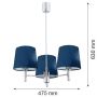 Argon BOLZANO 1381 Lustre 3x15W/E27 IP20
