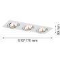 Argon OLIMP 1327 Spot encastré 3x6W/G9 IP20