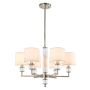 Cosmolight SUTTON P06446NI-WH Deckenlampe 6x40W/E14 ip20