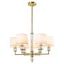 Cosmolight SUTTON P06692BR-WH Deckenlampe 6x40W/E14 ip20