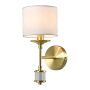 Cosmolight SUTTON W01845BR-WH Wandleuchte 1x25W/E14 ip20