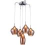 AZzardo AMBER MILANO 5 AZ3172 Pendelleuchte 5x40W/G9 IP20