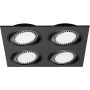 Zuma Line BOXY 20073-BK Einbau-Downlight 4x15W/GU10/ES111 IP20