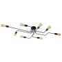 Lucide LESTER 21112/08/30 Lampe de plafond 8x40w/e27 ip20