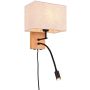 Trio NILAM 212870236 Applique murale 2x31w/led+e27 3000k 310lm ip20