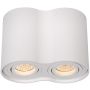 Lucide TUBE 22952/02/31 Spot en saillie 2x50w/gu10 ip20