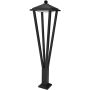Italux Bons OFL-22474-L-BK Stehlampe 1x12W/LED 3000K 590lm IP54