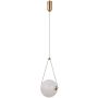 Italux Rastia PND-34361-M-HBR-OPAL Suspension lumineuse 1x9W/LED 3000K 975lm IP20