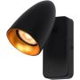 Italux Tino WL-36748-1R-BK-GD Applique murale 1x10W/GU10 IP20