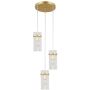 Italux Merto PND-40930-3A-GD Suspension lumineuse 3x40W/E14 IP20