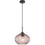 Italux Pansol PND-2940-1S-BK-CF Suspension lumineuse 1x40W/E27 IP20