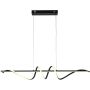 Italux Bastelo PND-24154-BK Suspension lumineuse 1x40W/LED 3000K/4000K/6000K 3400lm IP20