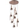 Italux Camino PND-24038-12A-COPP Pendelleuchte 12x60W/LED 3000K 2469lm IP20