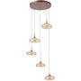 Italux Tenele PND-24028-5A-COPP Pendelleuchte 5x35W/LED 3000K 1514lm IP20