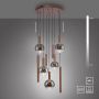 Paul Neuhaus BOWL 2287-23 Suspension lumineuse 9x7W/LED 2700k 1600lm ip20