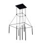Antigo Alha 9010 Suspension 8x40W/G9 IP20