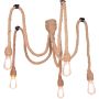 Polux ROPE 312921 Suspension 5x12W LED/E27 IP20