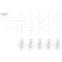 Sigma Lighting AURA 31097 Suspension 5x60W/E27