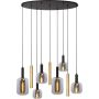 Lucide JOANET 45494/19/96 Pendelleuchte 6x40w/e27 ip20