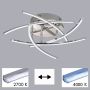 Fischer&Honsel Cross TW 20108 Lampe de plafond 5x4.5W/LED 2700K 2700 lm IP20