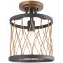 Endon HESTON 61497 Lampe de plafond 1x60W/E27 IP20