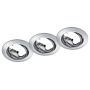 Trio JURA 650100306 Einbau-Downlight 3x15w/gu10 ip20