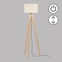 Fischer&Honsel SHINE-WOOD 40480 Stehleuchte 3x40W/E27 IP20