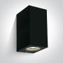One Light Outdoor Cube 67142K/B Wandleuchte 2x6W/GU10 IP65