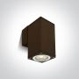 One Light Outdoor Cubes 67426B/BR Wandleuchte 1x10W/GU10 IP54