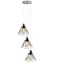 Altavola Design NEW YORK LOFT LA034/CO3_smoky_chrom Suspension lumineuse 3x40W/E27 IP20