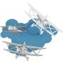 Nowodvorski PLANE III 6904 Lampe de plafond 3x35W/GU10 IP20