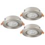 Eglo BARRANCO 902268 Einbau-Downlight 3x4.5W/LED 2700K, 4000K, 6500K 3X450lm ip20