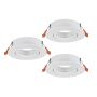 Eglo BARRANCO GU10 902225 Spot encastré 3x5W/GU10 ip20