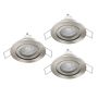 Eglo BARRANCO GU10 902239 Spot encastré 3x4.5W/GU10 ip44