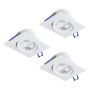 Eglo SALICETO 902283 Spot encastré 3x4.8W/LED 2700K 3X450lm ip20
