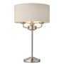 Endon HIGHCLERE 94369 Lampe de table 3x18W/E14 IP20