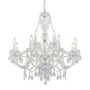 Endon CLARENCE 308-8-4CL Kronleuchter 12x60W/E14 IP20