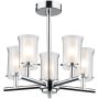 Dar Lighting ELBA ELB0550 Lampe de plafond 5x40W/G9 IP44