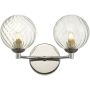 Dar Lighting IZZY IZZ0950-03 Wandleuchte 2x40W/G9