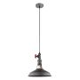 Italux GARIBALDO MDM-2781_1 GR_BK Suspension 1x60W/E27 IP20