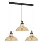 Italux HUBERT MDM-2381/3 GD+AMB Pendelleuchte 3x40W/E27